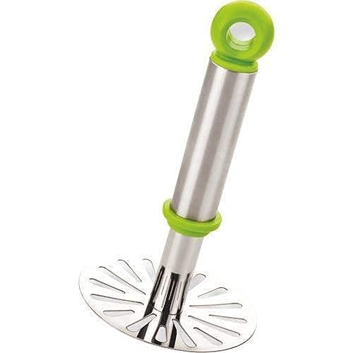 8123 Ganesh Potato/Pav Bhaji Masher with Plastic Handle, Silver & Plastic - Oval Pav Masher, Potato 1-Piece, Smasher Handle, Multicolor DeoDap 8123 Ganesh Potato/Pav Bhaji Masher with Plastic Handle, Silver & Plastic - Oval Pav Masher, Potato 1-Piece, Smasher Handle, Multicolor DeoDap